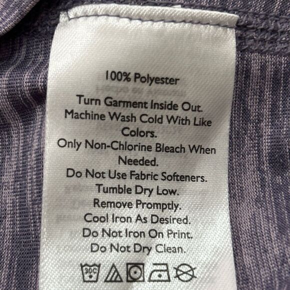 Eddie Bauer Free Dry Women’s Large Tank Top, Purple Gray Loose Fit Racer Back - Picture 8 of 8